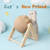 cat scratcher cat toy kitten scratching ball toy for cats grinding paw claws sisal rope ball wear resistant pet sharpen nails