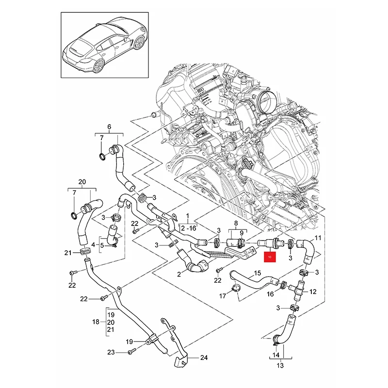 Для Audi A6 S6 A8L VW Beetle Eos Golf GTI Passat CC автомобильный термостат охлаждения в сборе 1K 0121113 A