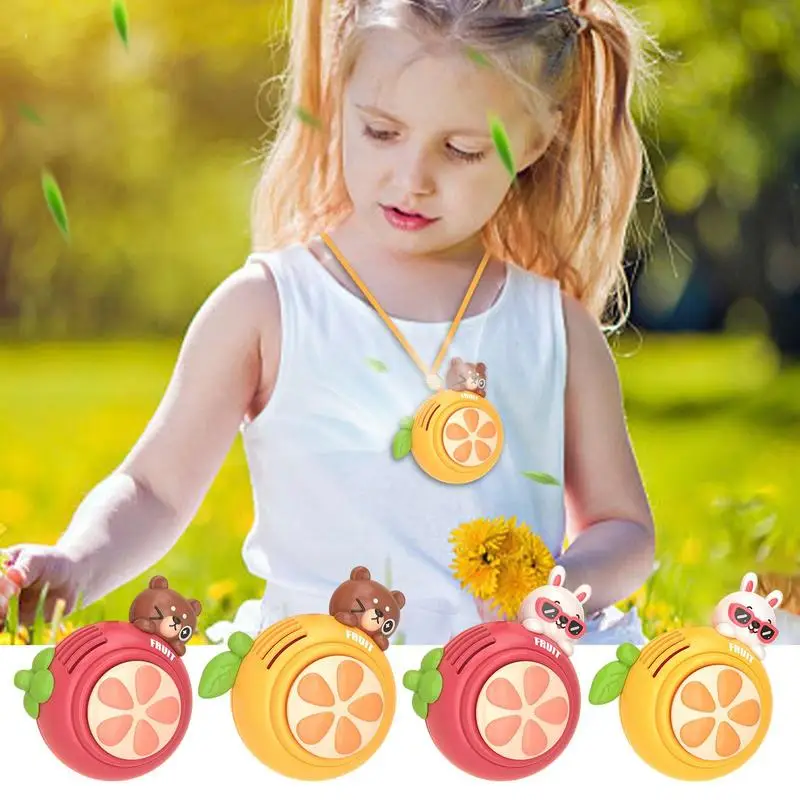 

New Mini Neck Fan Durable Cute & Creative Animal Cartoon Shape Hung Neck Fan Portable Lazy Fashion Appliance Neck Cooler