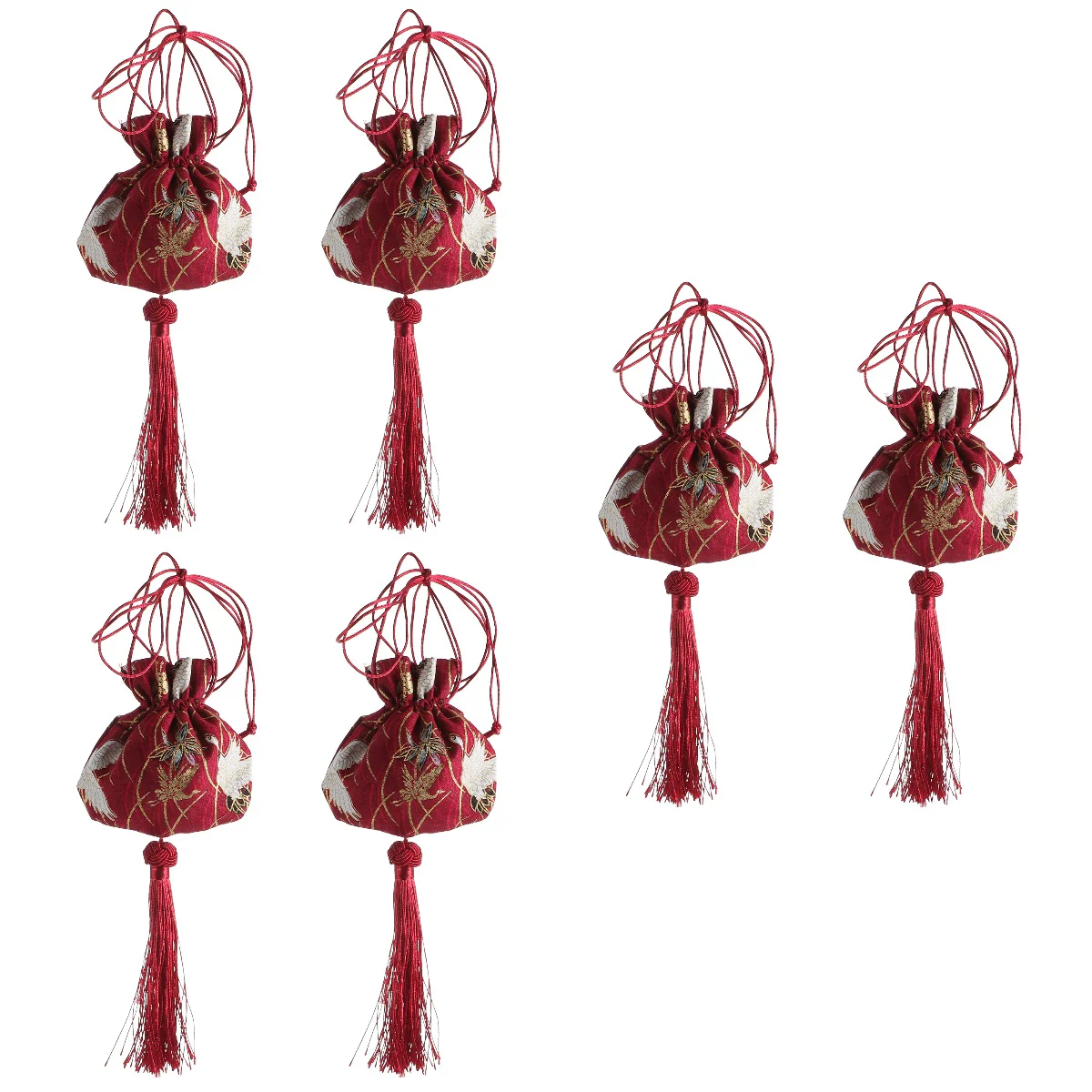 

Sachetchinese Drawstring Empty Gift Sachets Purse Hanging Jewelry Scented Women Brocade Closets Embroidered Coindrawersbags Luck