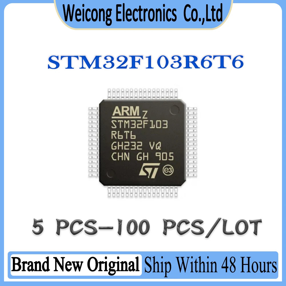 

New Original STM32F103R6T6 STM32F103R6T STM32F103R6 STM32F103R STM32F103 STM32F STM32 STM IC MCU Chip LQFP-64