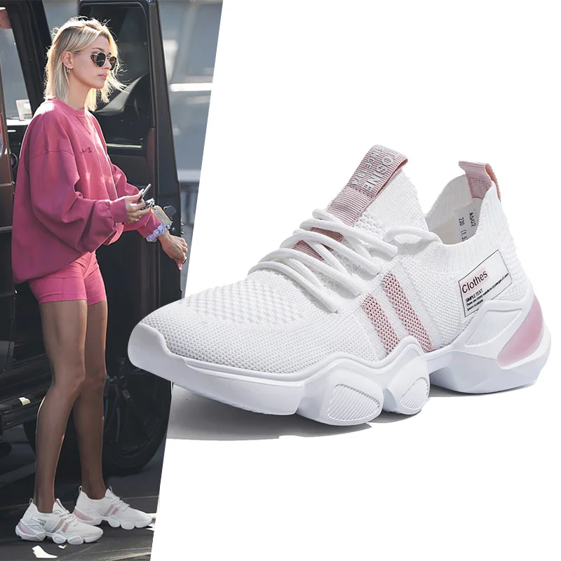 

Beau Shoe Women Platform Vulcanized Shoes Fashion Sneakers White Casual Shoes Spring/Autumn Trainers Women Sport Running Shoes
