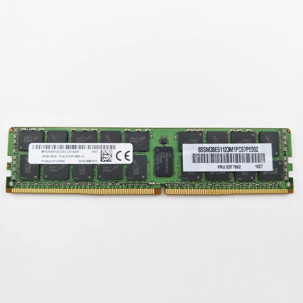 1 шт. для MT RAM 16G 16GB 2RX4 PC4-2133P 2133 RDIMM DDR4 ECC память, высокое качество, быстрая доставка