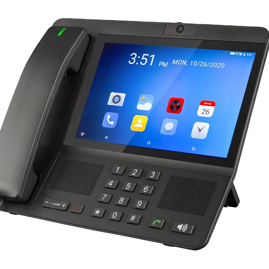 4g volte new 4g wifi cordless phone with touch screen support video call and can watch tv and movies fixed wireless telephone free global shipping