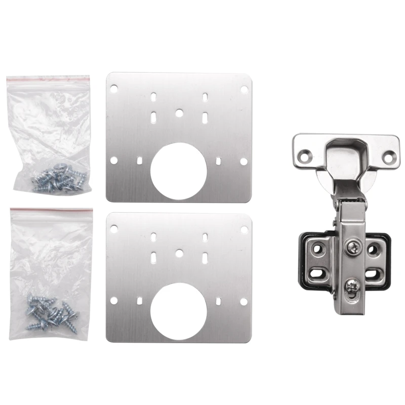 

8Pcs Hinge Repair Plate With 12 Mounting Holes Pratical Repair Accessory For Furniture Cabinet Drawer Door Window