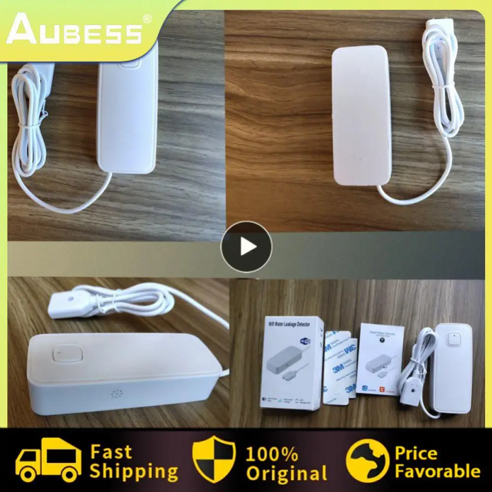 

Wifi Batteries Water Immersion Detector Smart Home Water Leakage Alarm Paste And Use Real Time Flooding Alarm Leakage Alarm Tuya