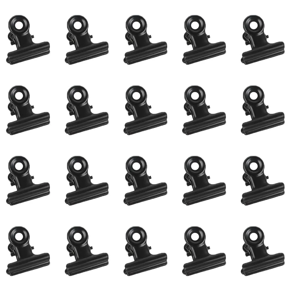 

Металлические зажимы для сумок 22 мм, черные, 10/20/30/50/100 шт