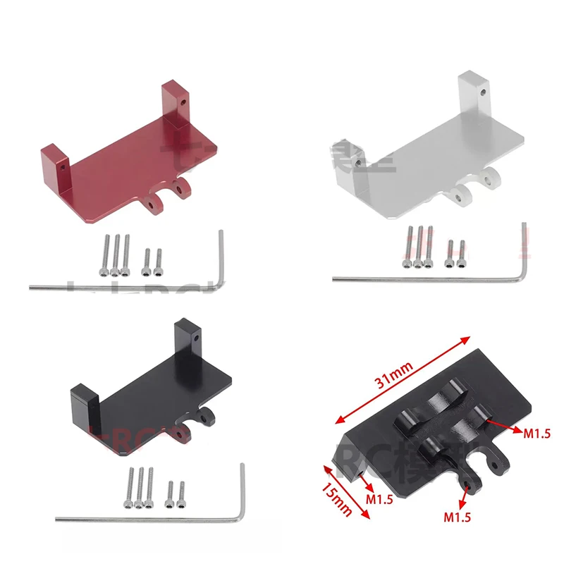 Осевой SCX24 90081 1/24 RC автомобильные запасные части держатель рулевого механизма модифицированный Emax ES08MA рулевой серводвигатель