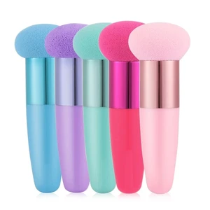 New Mushroom head Makeup Brushes Powder Puff  Beauty Cosmetic Sponge With Handle Women Fashion Profe