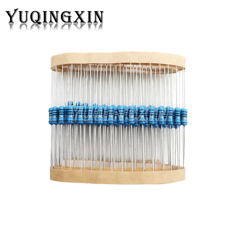 Металлический пленочный резистор 1R-4 7 M 100R 220R 330R 1K 1 5 K 2 3 4 10K 22K 47K 100K 220 330 1K5 2K7 50 шт