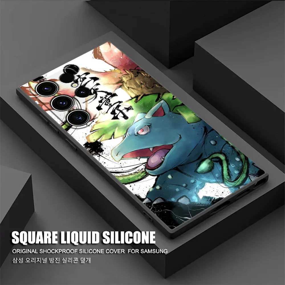 Чехол для телефона с покемоном из аниме Samsung Galaxy S24 Ultra чехол S23 S21 S20 FE S22 9 Plus Note 20