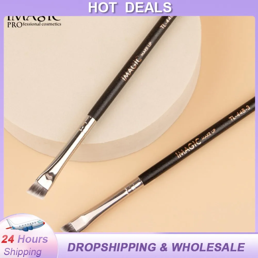 

1/2/4 Pcs Makeup Brushes Professional Scalloped Brush Lip Brush Small Angled Eyebrow Brushes Highlight Brush Beauty Makeup Tool