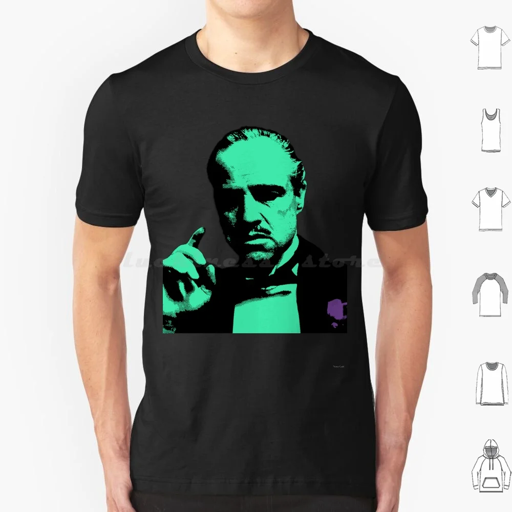 

Pop Art Of The Godfather T Shirt Big Size 100% Cotton Godfather The Godfather Movie Mafia Film Corleone Al Pacino Classic