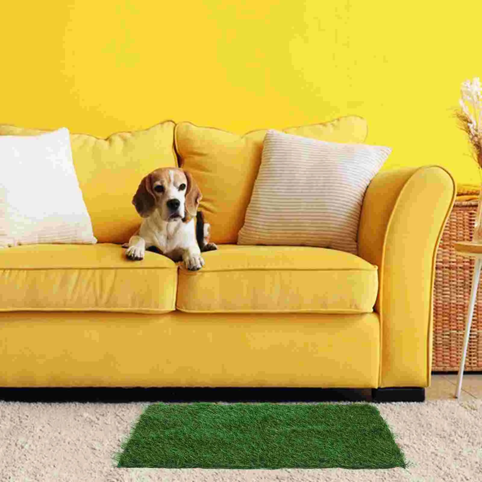 Коврик для мочи собак искусственная поддельная трава замена уличный зеленый