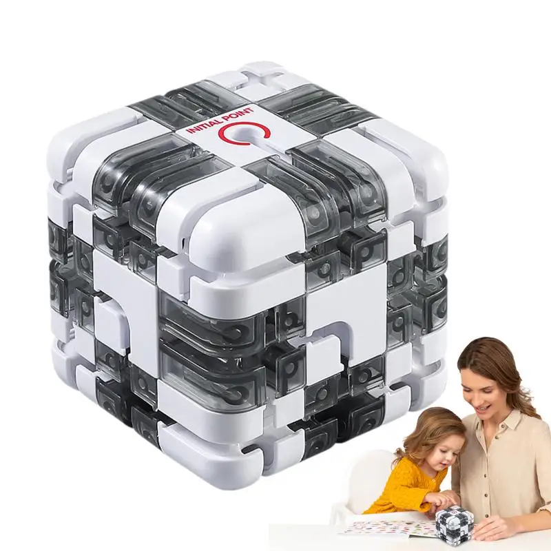 Кубики для мозга головоломки игрушки 3D лабиринт кубик с удобным захватом
