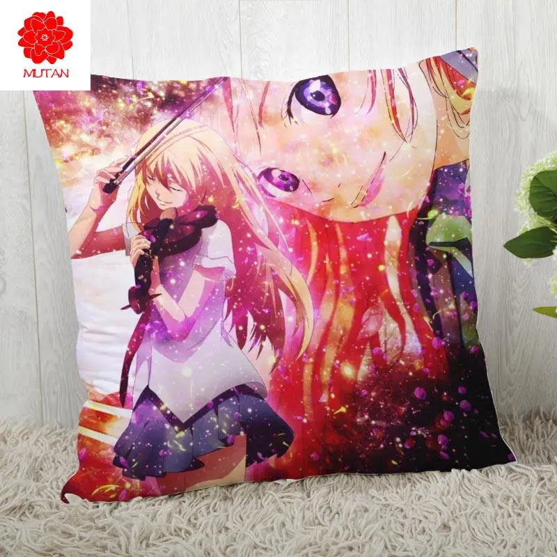 

Your Lie in April Pillow Cover Customize Pillow Case Modern Home Decorative Pillowcase For Living Room 45X45cm A19.12.13