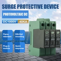dc spd 3p 1000v 20ka40ka din rail solar outdoor power protection protective device surge protector surge
