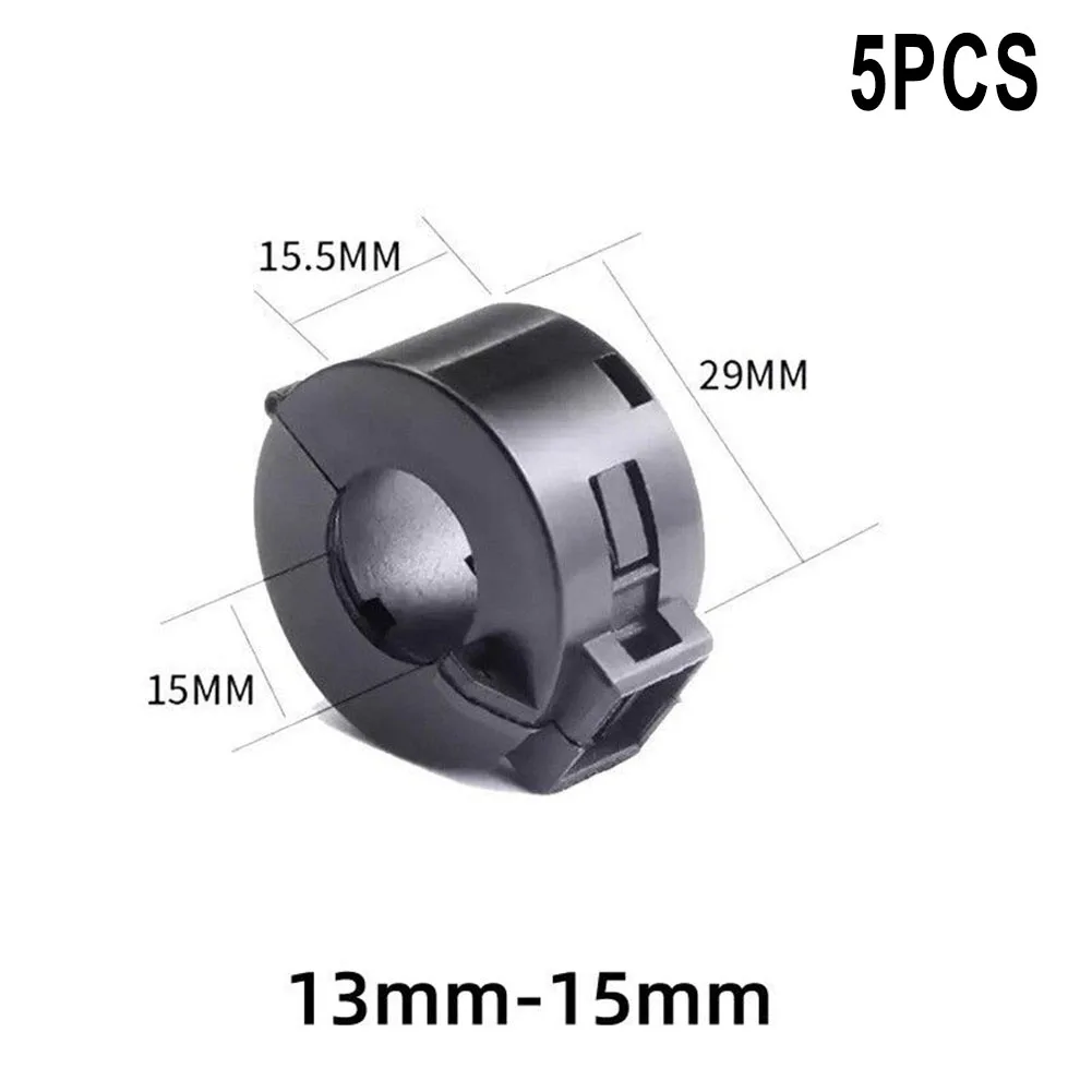 

5PCS TDK Black Clip-on RFI EMI Noise Filter Ferrite Core Anti-jamming Ring Suit For Car DVR Headphone Cable Speaker Cable