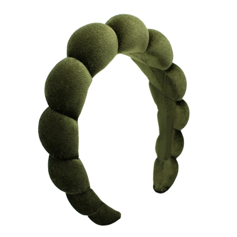 

Velvet Headband Hairhoop Skincare Headband Spa Headband For Washing Face Sponge Hairband Non Slip Yoga Sweatband Headban