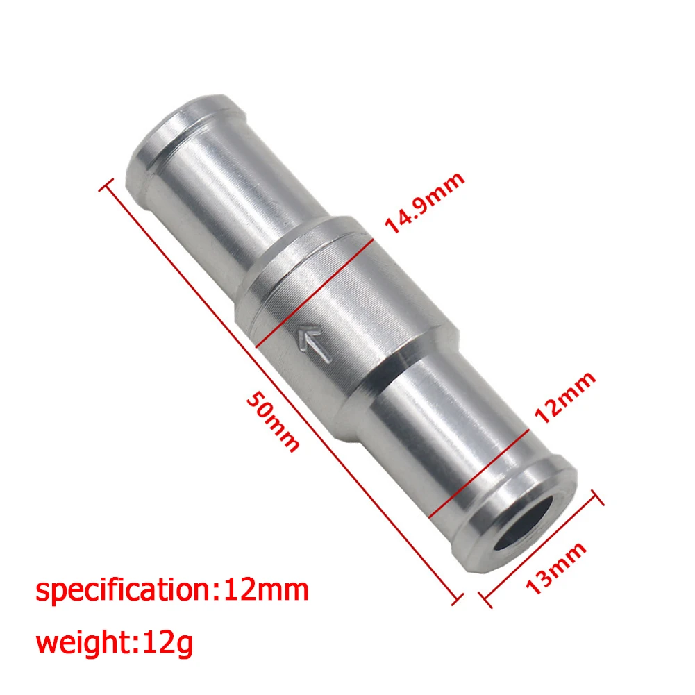

Aluminium Alloy One Way Fuel Non Return Check Valve Petrol Diesel for Car