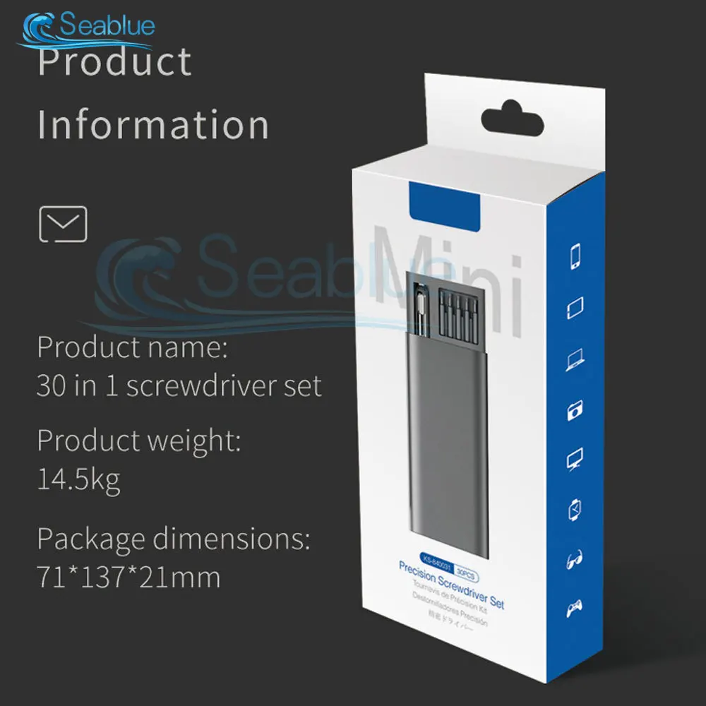 Отвертка 31 в 1 многоголовочный инструмент для цифрового обслуживания