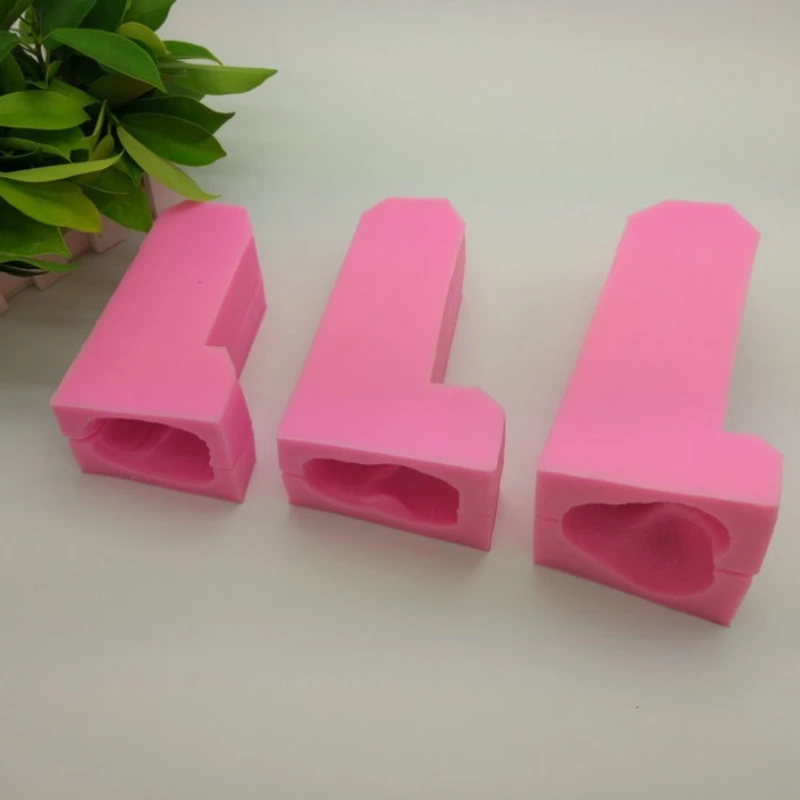 Diy Большая Средняя Маленькая Силиконовая Жидкая Форма Для Губной Помады Торта