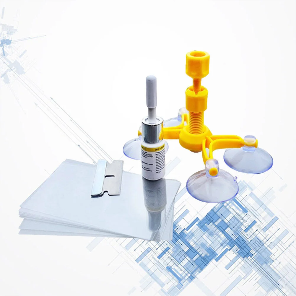 

Automotive Tools Car Cracked Glass Repair Windshield Kit Quick Fix Restore Window Screen Resin Sealer