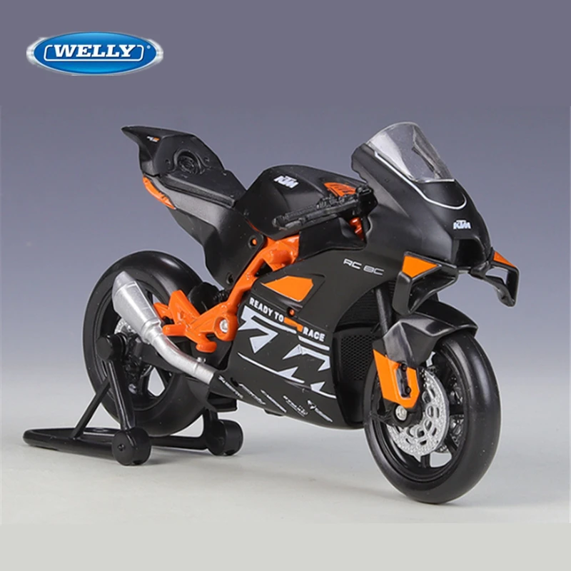 Welly 1:18 KTM RC 8C модель гоночного мотоцикла из сплава литая под давлением