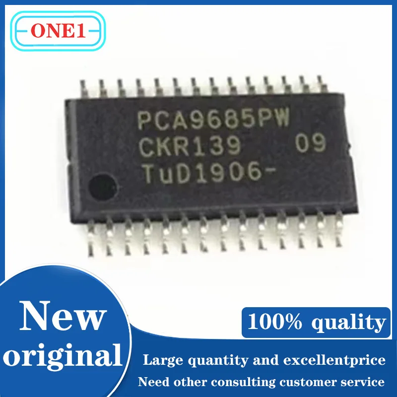 

1PCS/lot PCA9685PW PCA9685 IC LED DRVR LIN PWM 25MA 28TSSOP IC Chip New original