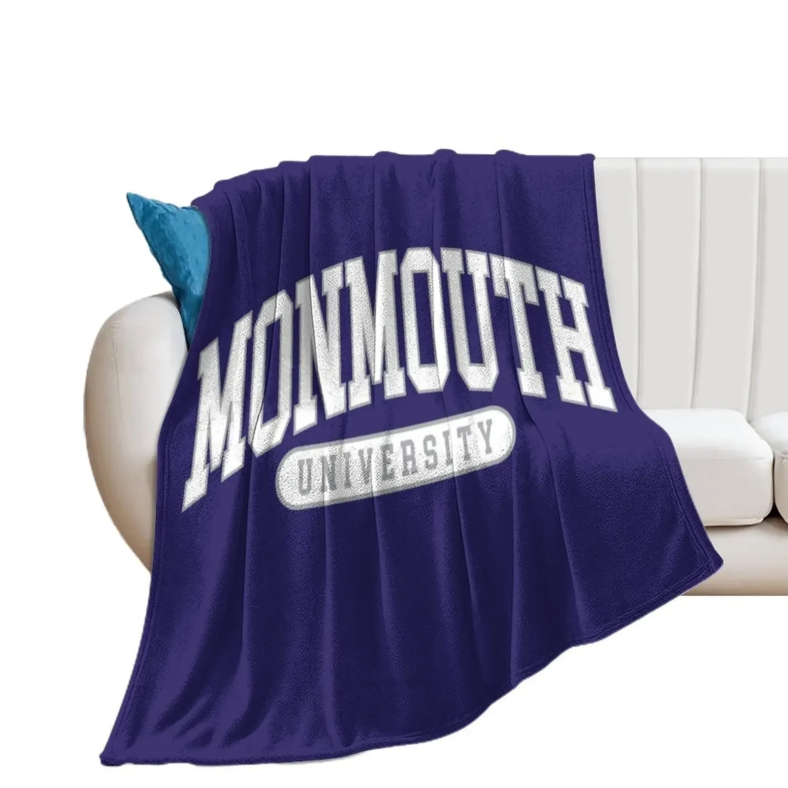 Monmouth-колледж шрифт плед одеяло свободного кроя