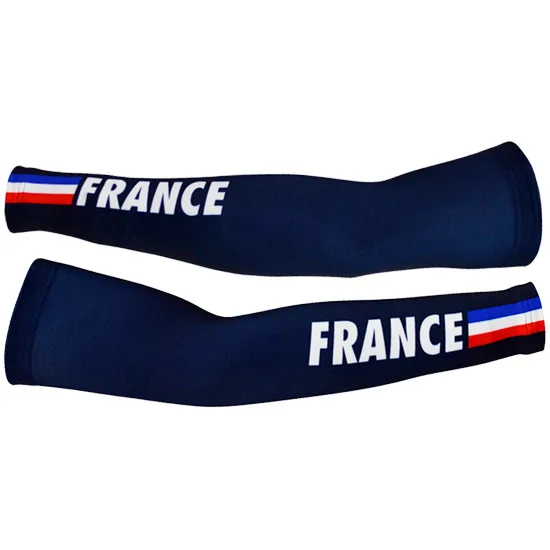 

2016 FRANCE NATIONAL TEAM CYCLING JERSEY ARM WARMERS SUN UV PROTECTION ONE PAIR SZIE XS-4XL
