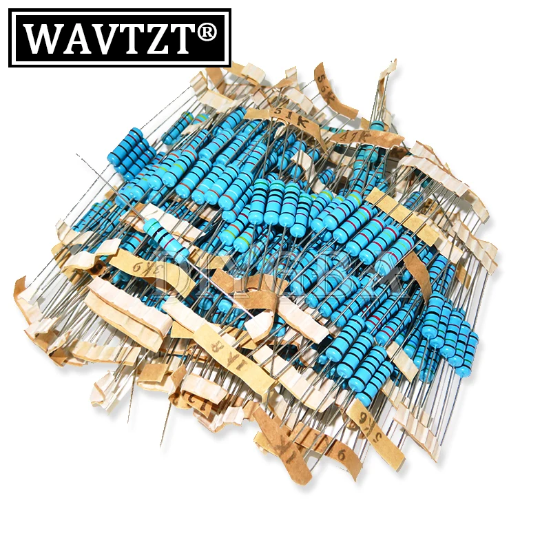 Комплексный набор металлопленочных резисторов WAVTZT 650 шт. различные значения
