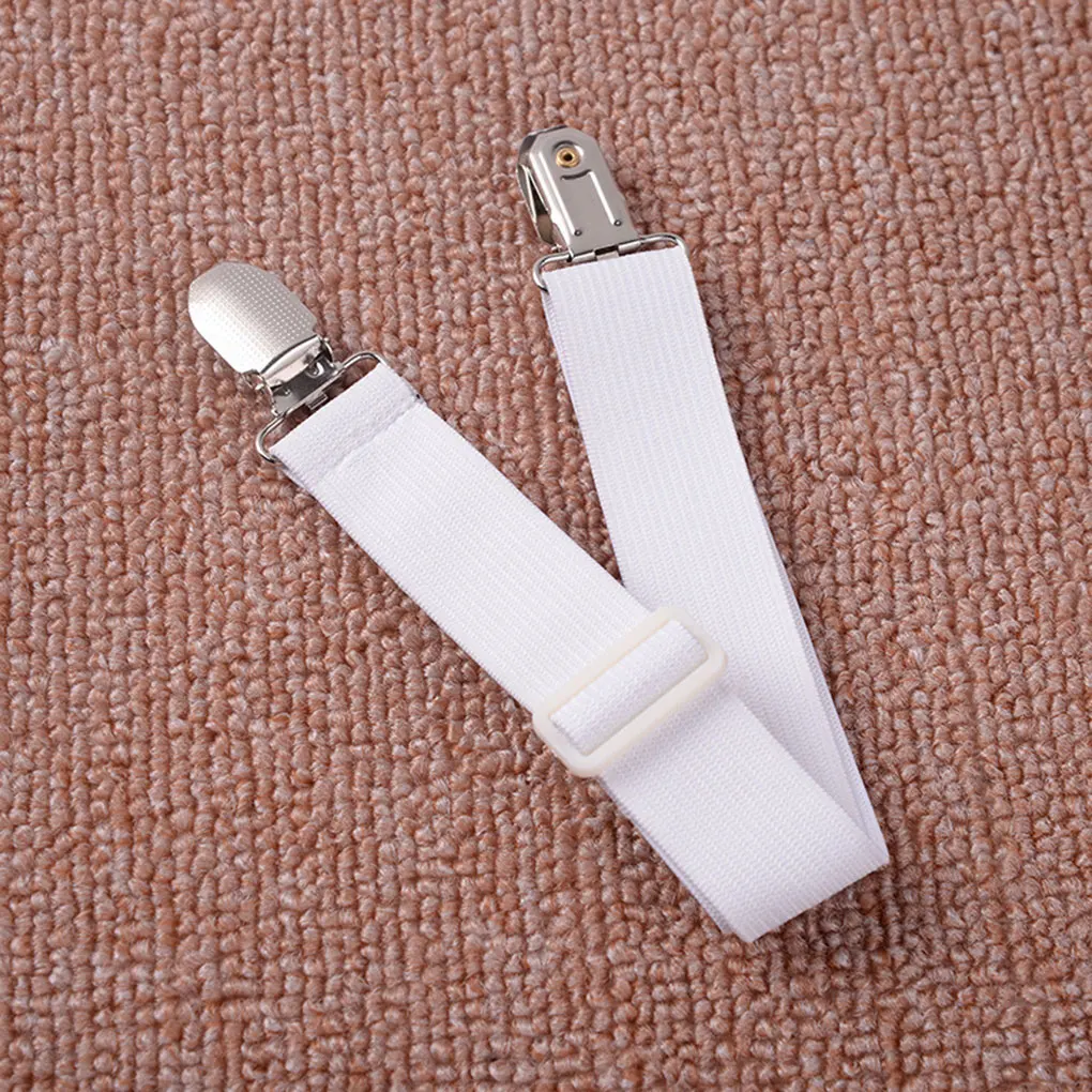 

8pcs Adjustable Elastic Mattress Cover Corner Holder Clip Bed Sheet Fasteners Straps Grippers Suspender Cord Hook Loop Clasps