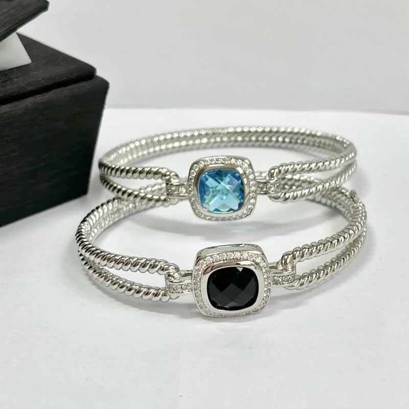 

David Yurman Classic Sterling Silver Bracelet Jewelry Gift Free Shipping