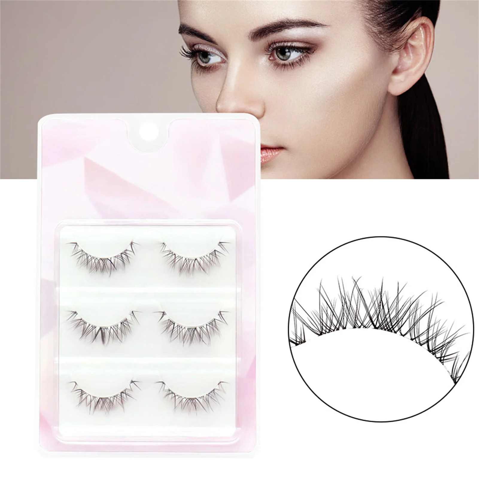 2021 ультра тонкие поддельные ресницы для большинства глаз пушистые самоклеющиеся