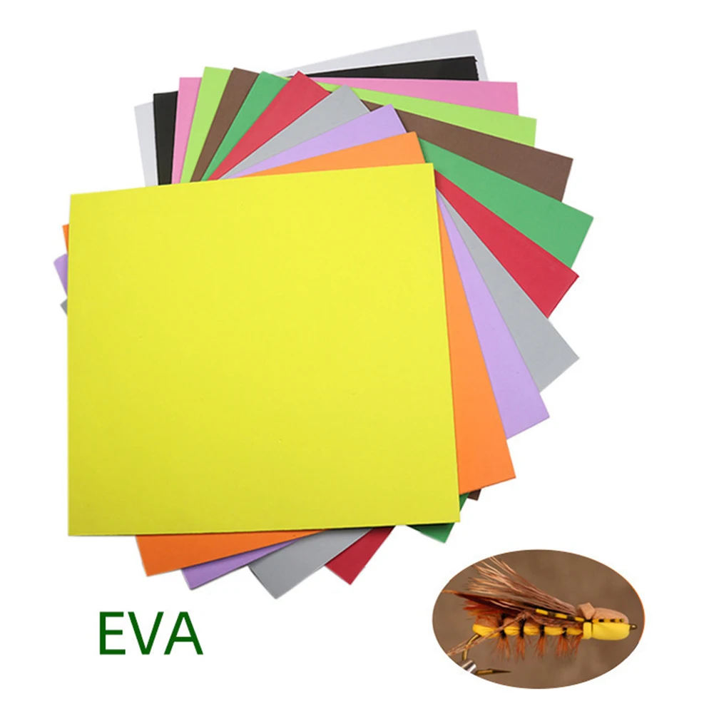 

10x Fly Tying EVA Foam Floating Foam Strips Fly Hook DIY Fly Tying Material For Hopper Dry Fly Caddis Wing Case Material