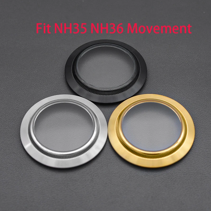 

Transparent Back Cover For NH35 NH36 Movement Suitable Replacement SUB/Yacht/40MM Retro Case Watch Case Accessories