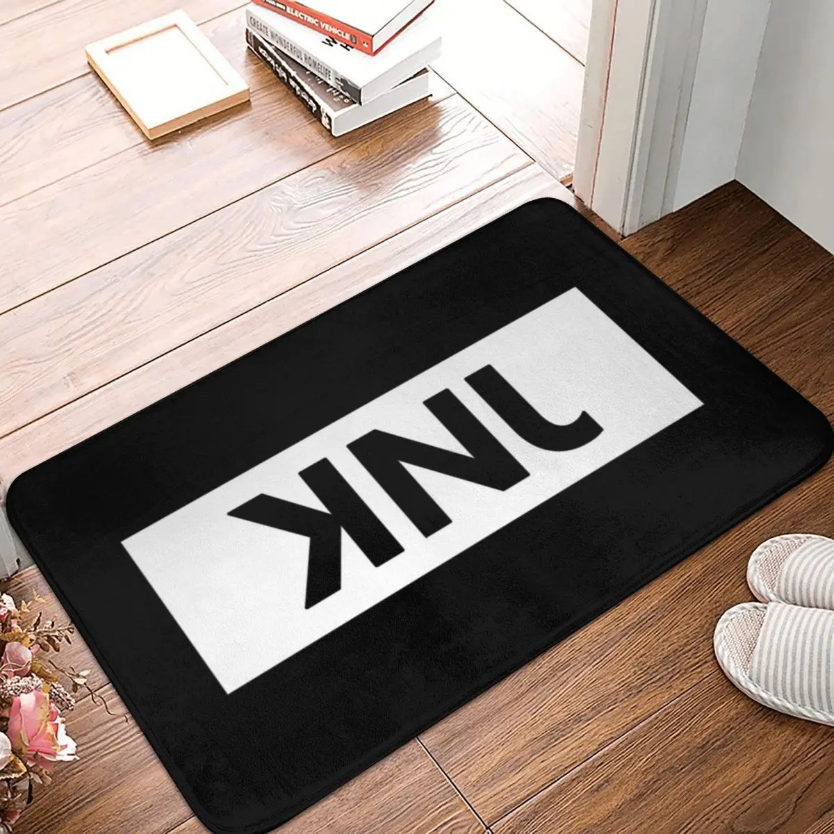 

Ковер Knj Fanjoy коврик у двери ванной с логотипом, ковер для украшения входа, гостиной, дома, кухни, ванной комнаты, водонепроницаемый, маслостой...