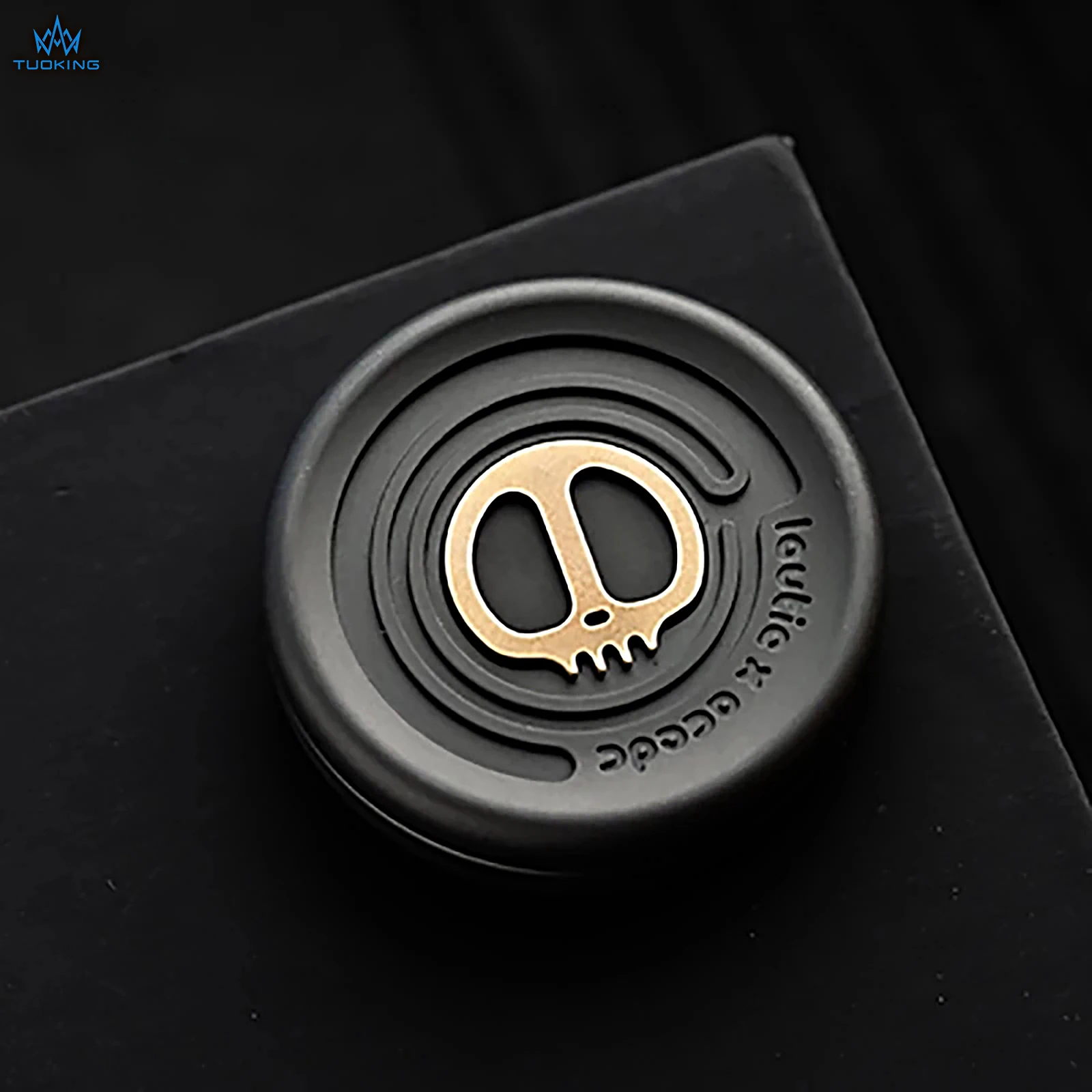 Magnetic Fidget Slider ACEDC Devil Milk Haptic Coins Metal Toy Edc Haptic Coin Toy for Adults enlarge