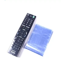 10pcs waterproof tv remote control cover heat shrink film protector cover air condition remote control protector protective case