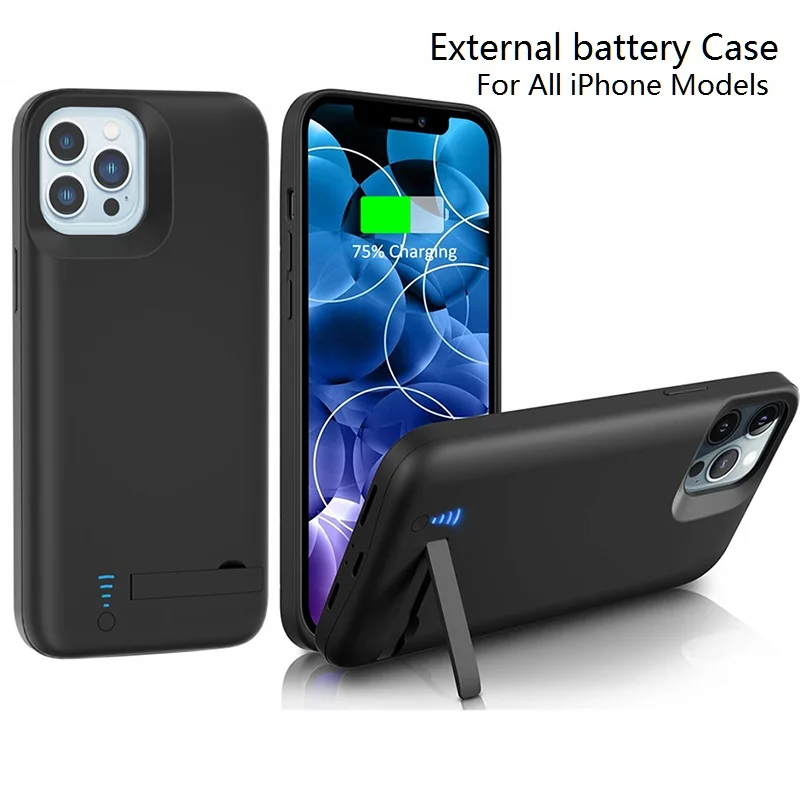 

Умное зарядное устройство для iPhone 13 12 11 Pro Max Mini 6 6s 7 8 Plus SE 2020 XR XS Max, внешний аккумулятор для зарядки