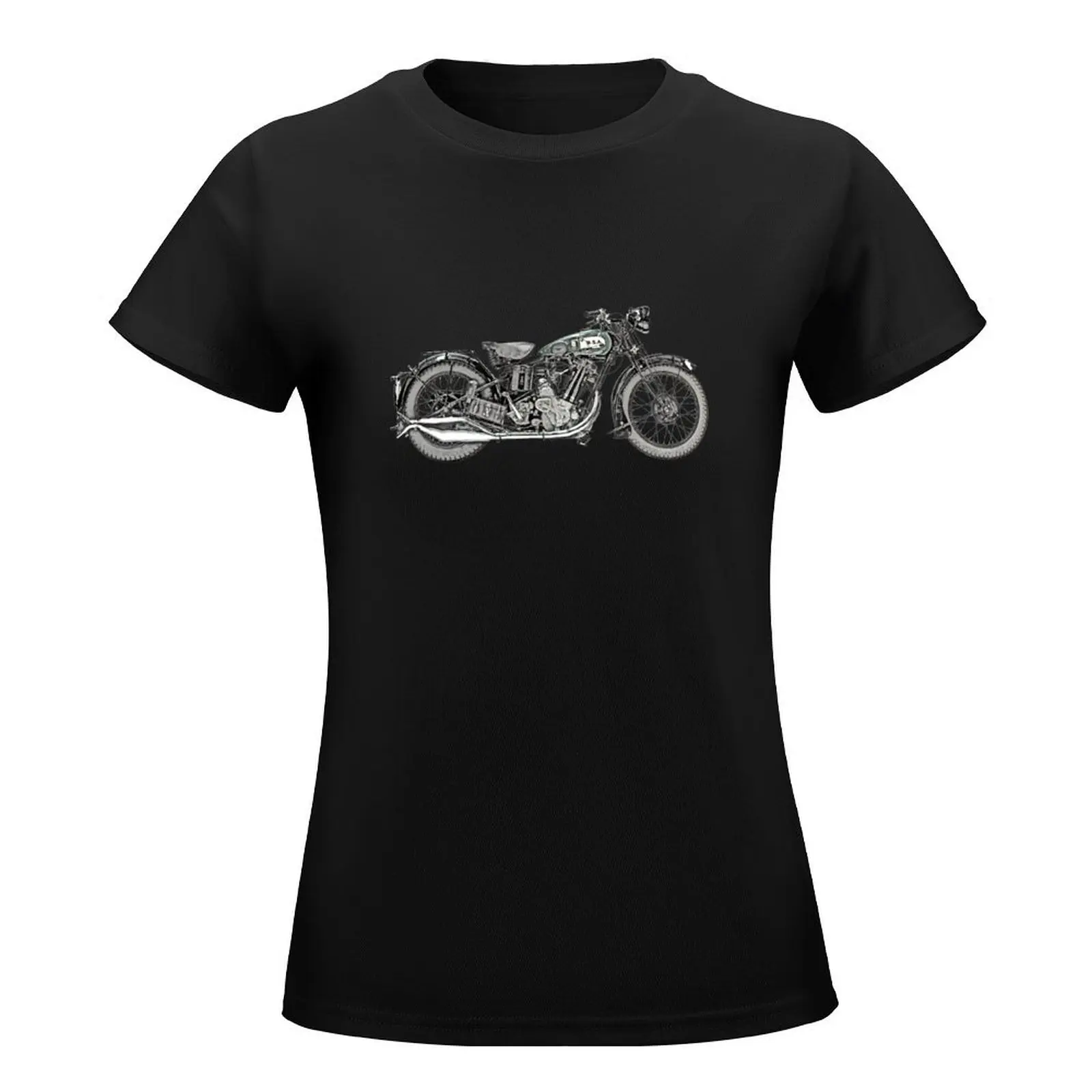 1929 BSA Sloper мотоциклетная Футболка с принтом животных для девочек весенняя одежда