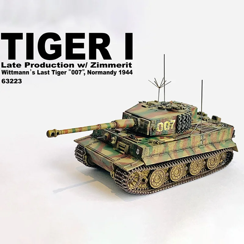 

1:72 Scale Plastics The Tiger 007 Armored Transport Vehicle Tank Chariot Model Militarized Combat Track Type Classics Adult Gift