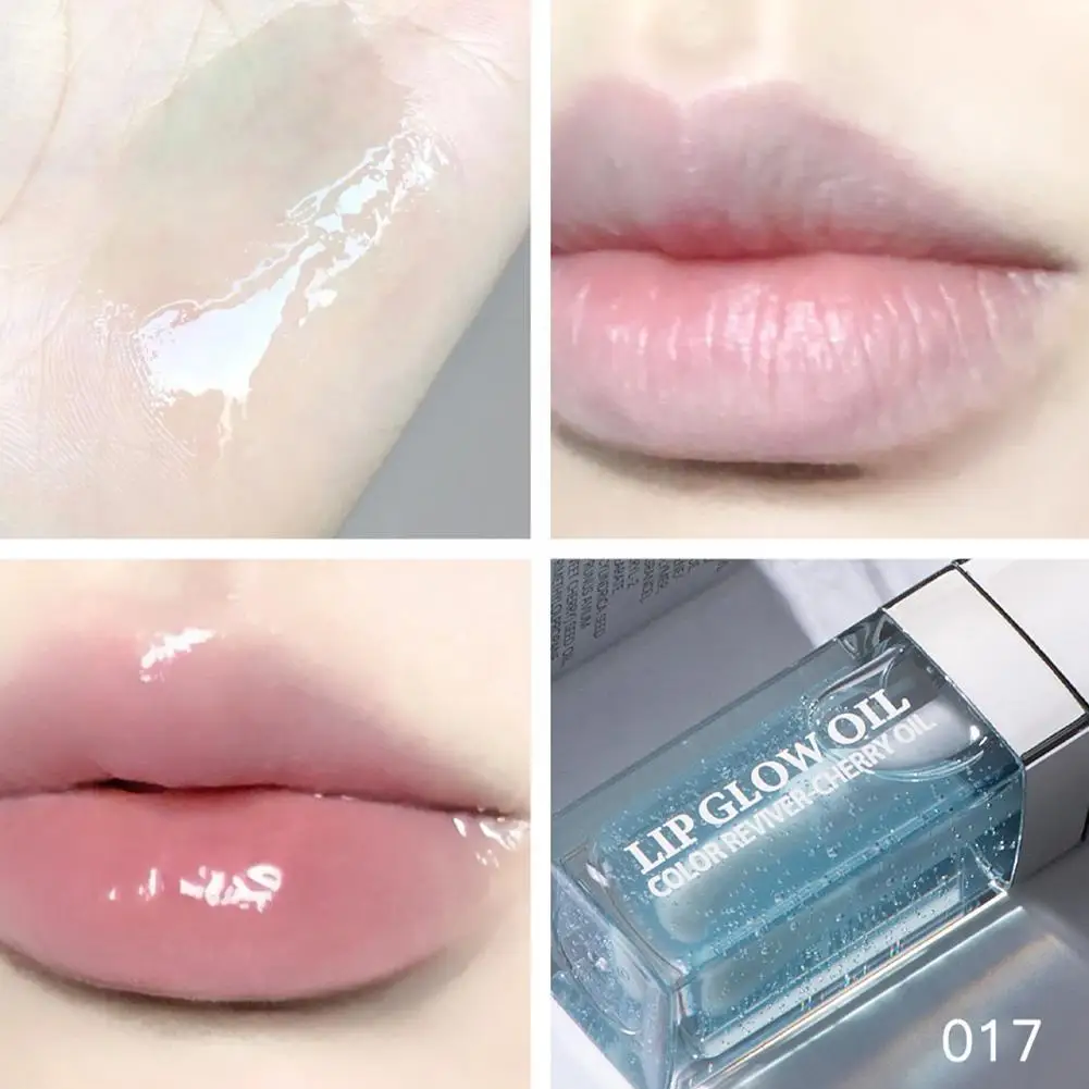 

Mirror Water Gloss Lip Glaze Moisturizing Lip Balm Nourish Smooth Green Lip Beauty Blue Deep Transparent Lipstick Cosmetics B4P8