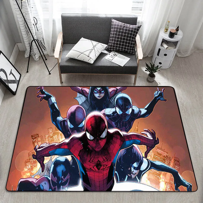 

Disney Spiderman Baby Play Mat Carpet for Living Room Large Carpet Non-slip Bathroom Mats Floor Carpet Multiple Sizes