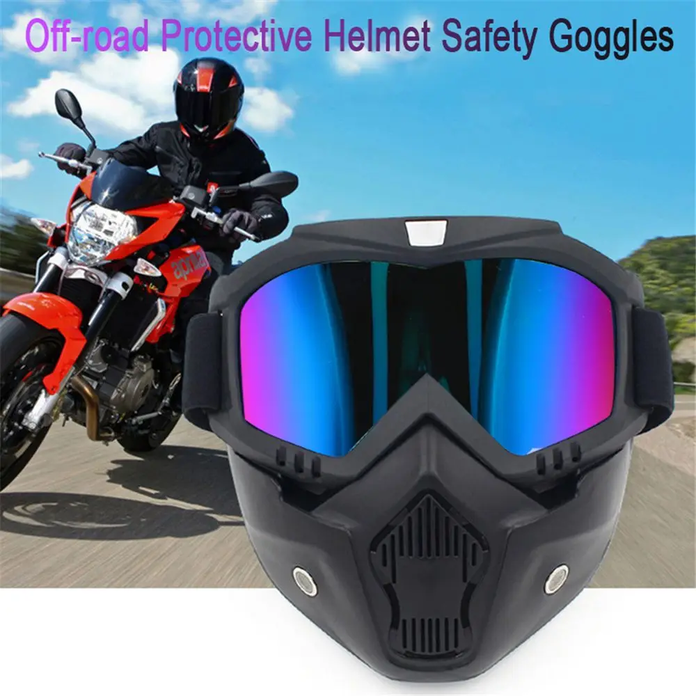 

Windproof Goggles Full Protective Anti-UV Cycling Eyewear Anti Dust Work Glasses Sport Off-Road Helmet For Motorcycle