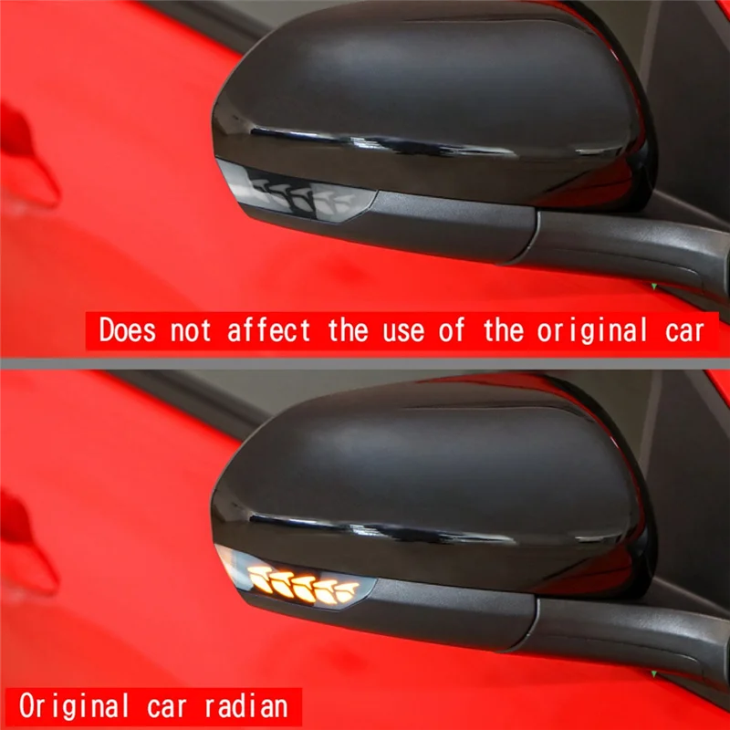 Автомобильное светодиодное боковое зеркало желтый свет струящиеся светодиодные