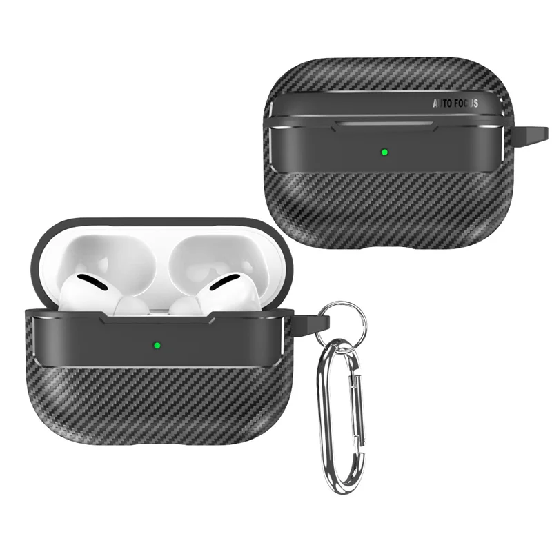 

For Airpods Pro Bluetooth Wireless Earphone Case Cover for Apple Air Pods pro Soft Silicone Protective Bag Box With Buckle