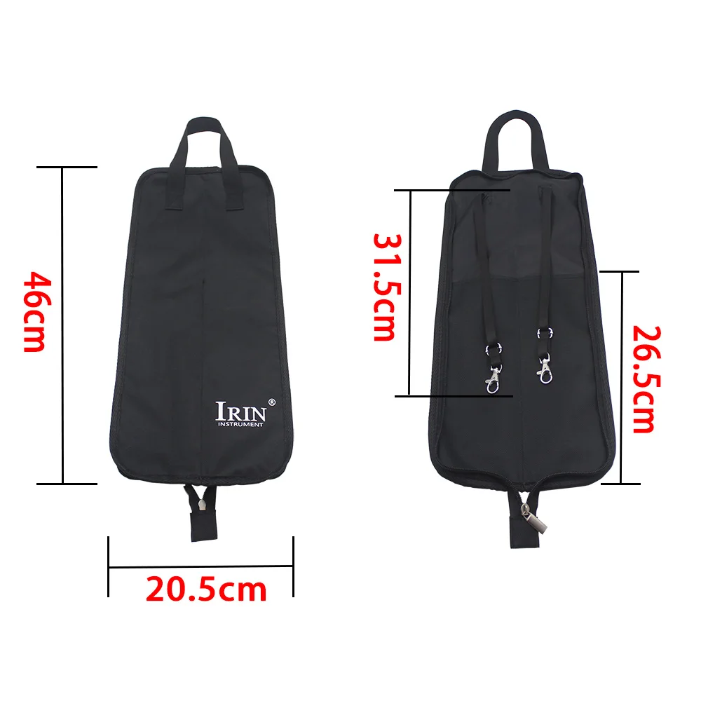 Drum Stick Bag Oxford Thicken Cloth Shoulder Strap Large Capacity Waterproof Handbags Percussion Parts Suit For Drum Stick enlarge