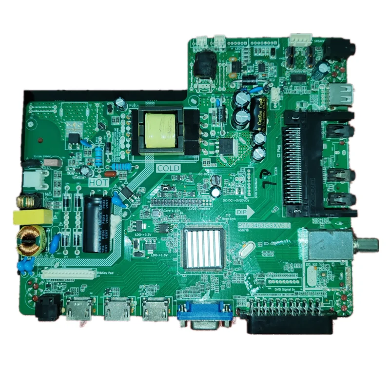 P75-3463GSXV6.0 Новинка! Три в одном материнская плата для телевизора 32H7 65-75 350 мА 65 Вт или